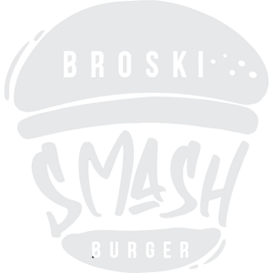 Broski Burger Logo – modernes Branding für ein American Smash Burger Restaurant mit einzigartigem Design.