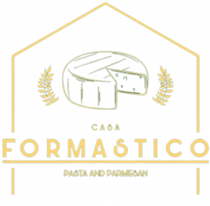 Casa Formastico Logo – elegantes Branding für Pasta- und Parmesan-Produkte mit italienischem Flair.